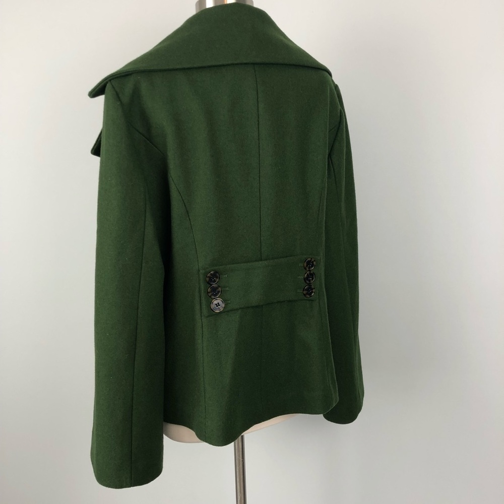 Marvin Richards Green Pea Coat - Picture 3 of 6